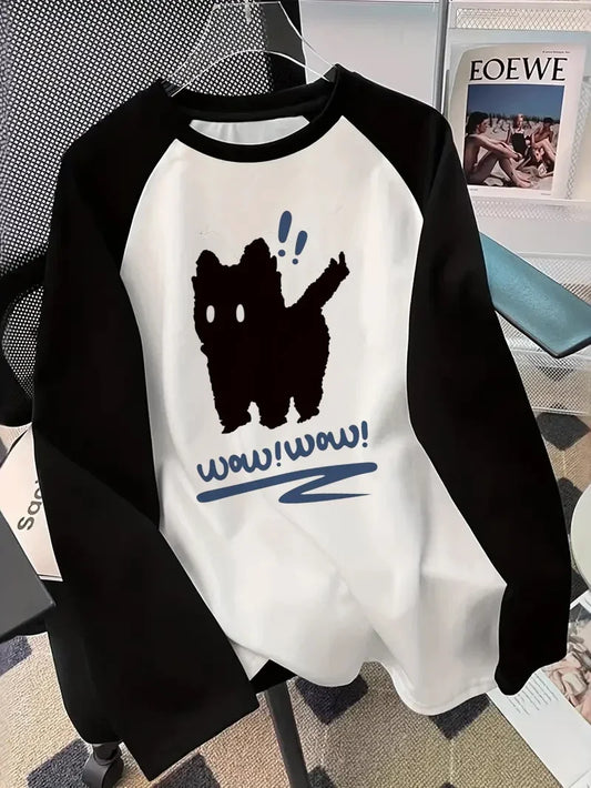 Black Cat Long Sleeve Tee