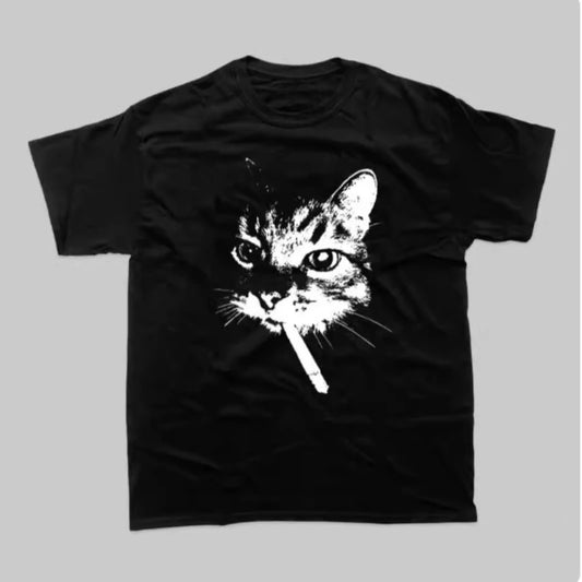 American Street Cat Retro T-shirt